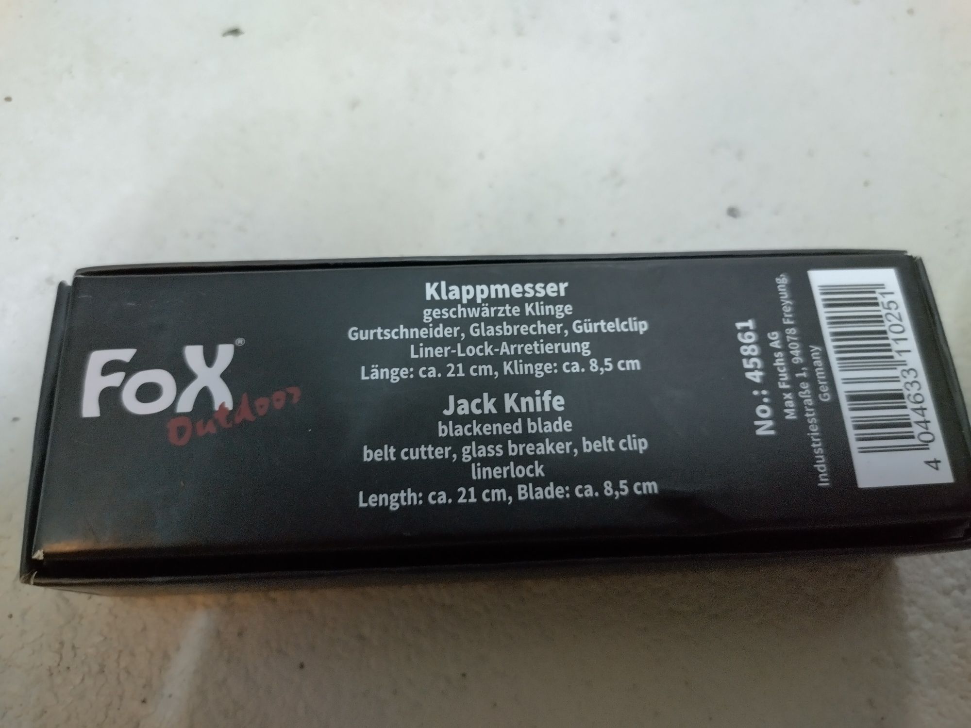 Nóż ratowniczy FOX Jack Knife - nowy