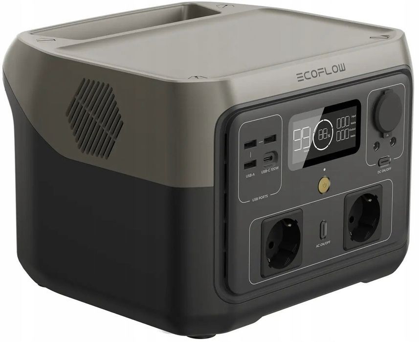 Зарядная станция EcoFlow RIVER 2 Max, 600W/512Wh