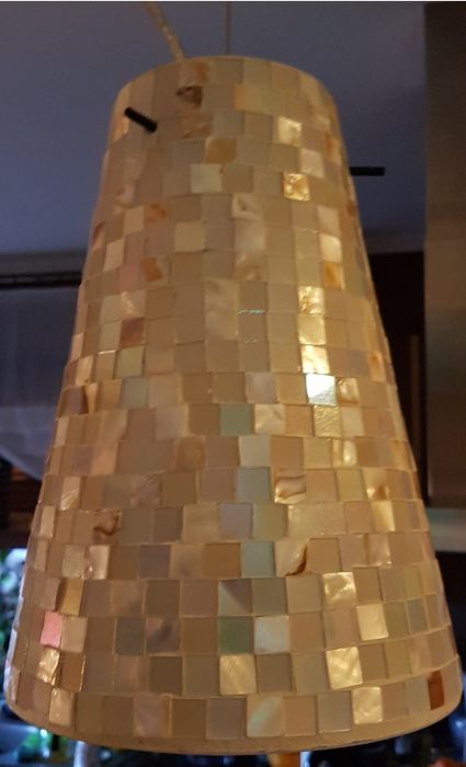 Dwie Lampy wiszące massive gaio mozaika szkło