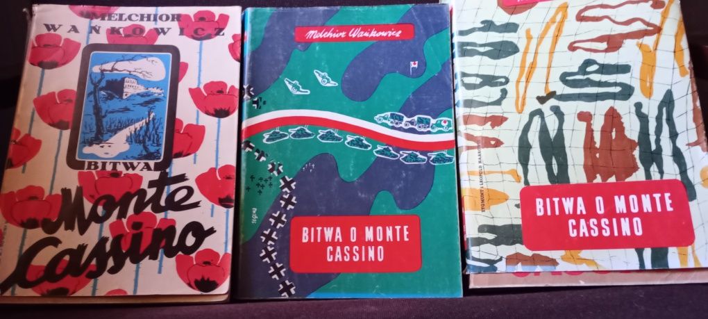 Książki 3 tomy / "Monte Cassino" Melchior Wańkowicz