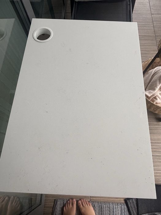biurko ikea biale male z szuflada wysuawsna micke
