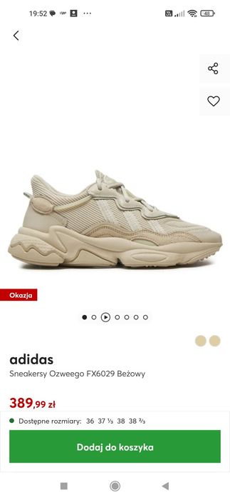 Buty adidas Ozwego FX6029