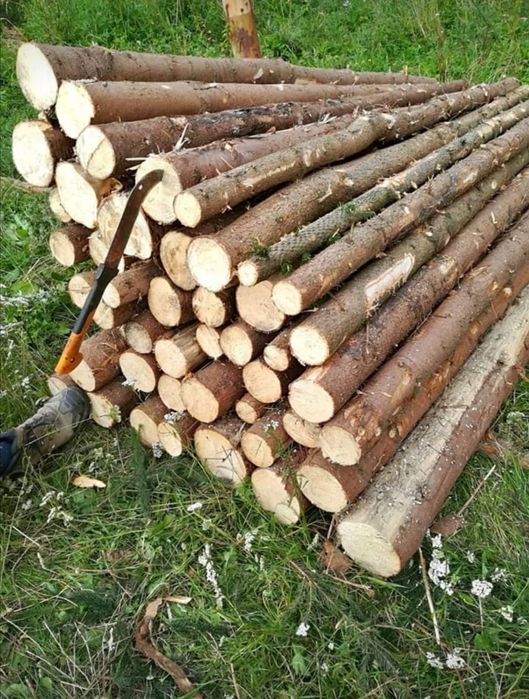 Stemple, Paliki, Slupki, Okrąglaki  NOWE 2,6m, 3m-4m Transport GRATIS