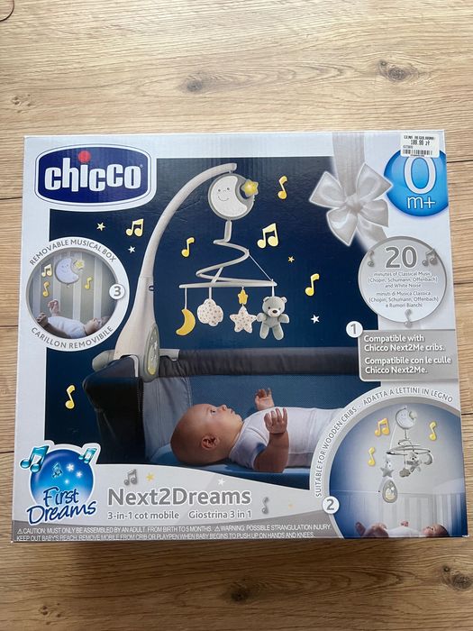 Chicco Next2Dreams – karuzelka do łóżeczka + przewijak gratis