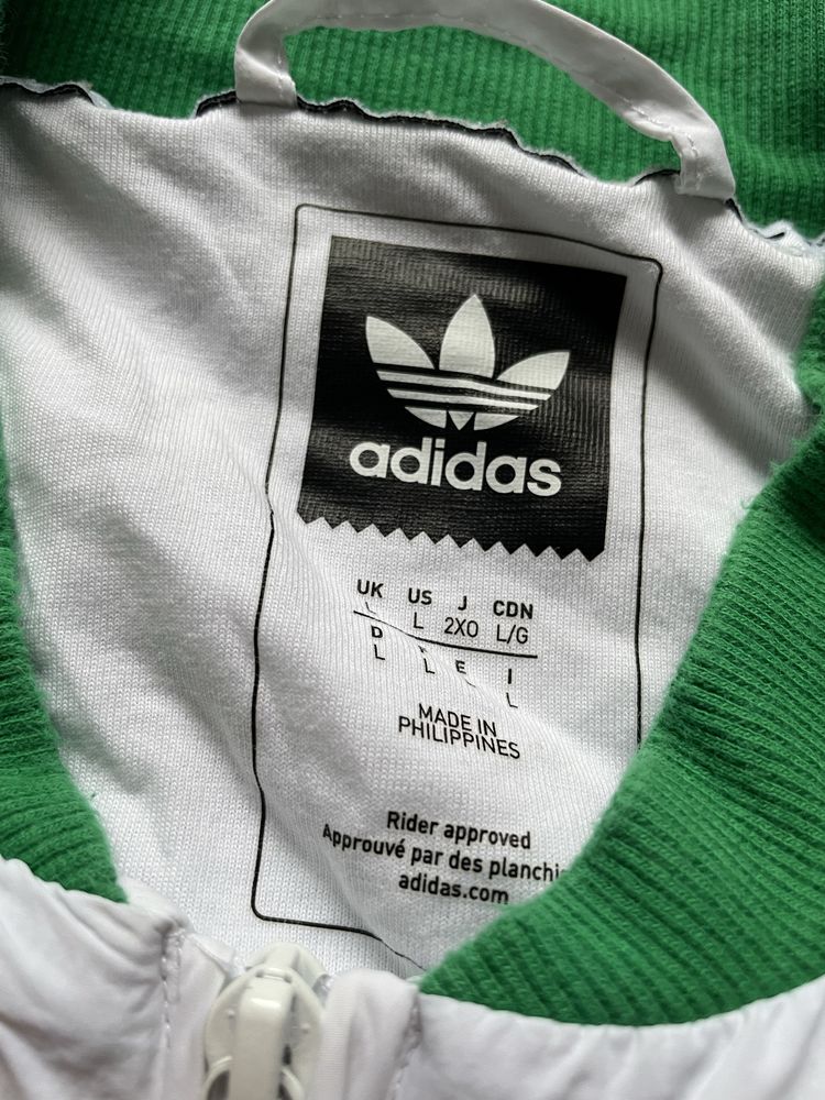 Олімпійка Adidas з логотипом/Оригінал/Нові колекції/Біла