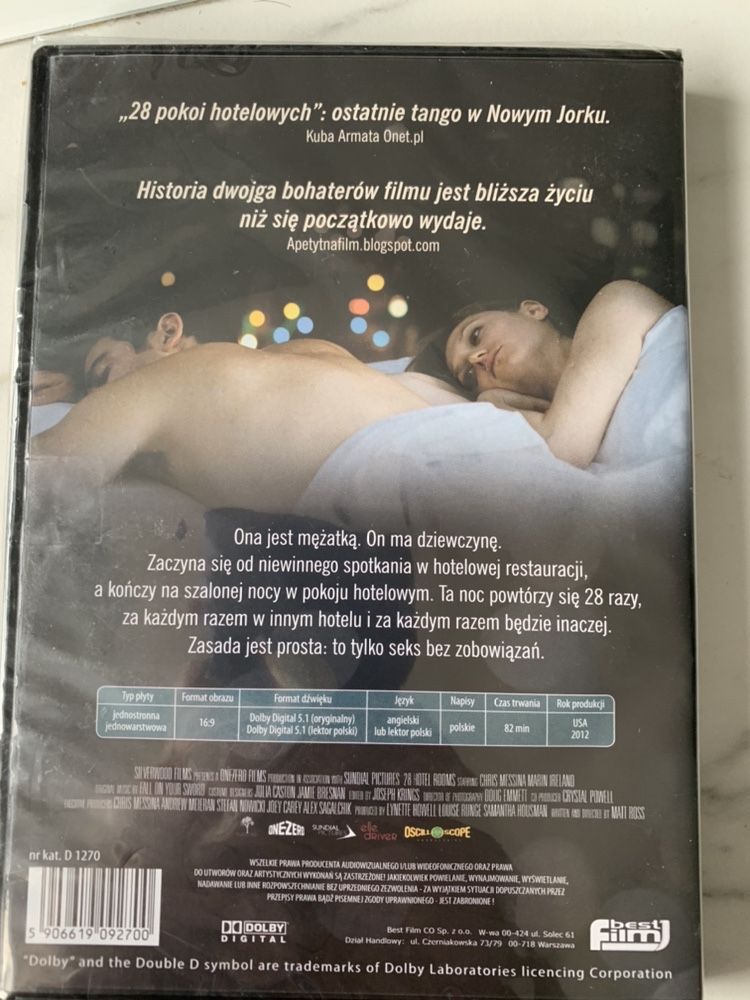 Dvd „28 pokoi hotelowych”