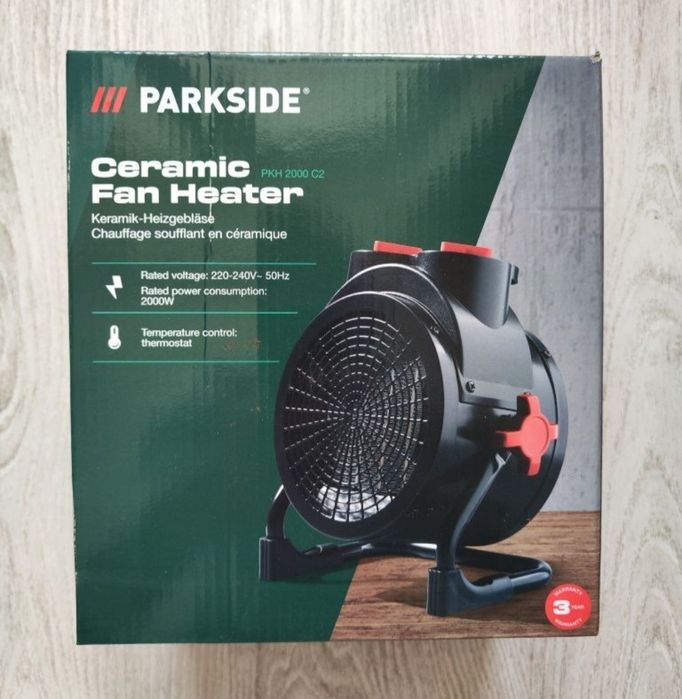 НОВИЙ Обігрівач Теплова пушка Parkside PKH 2000 C3 (2кВт)