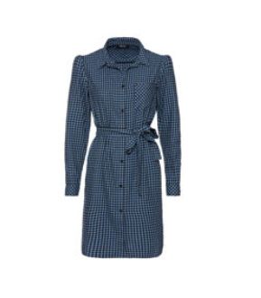 Damska flanelowa koszula kratka niebieska Esmara 38