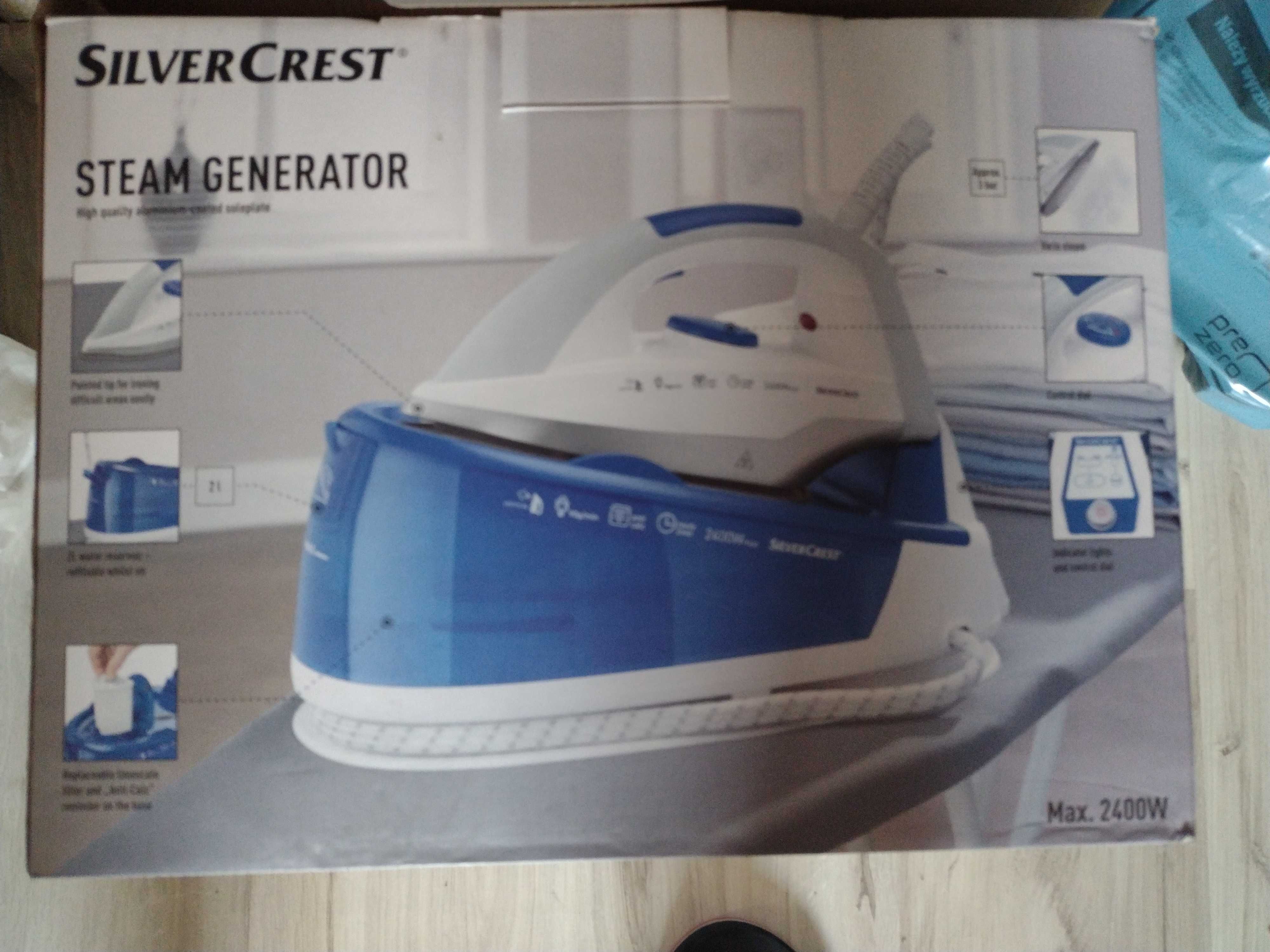 Żelazko ze stają parową Silver Crest 2400W Steam Generator