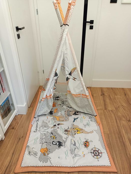 Mata edukacyjna namiot Tipi Kinderkraft