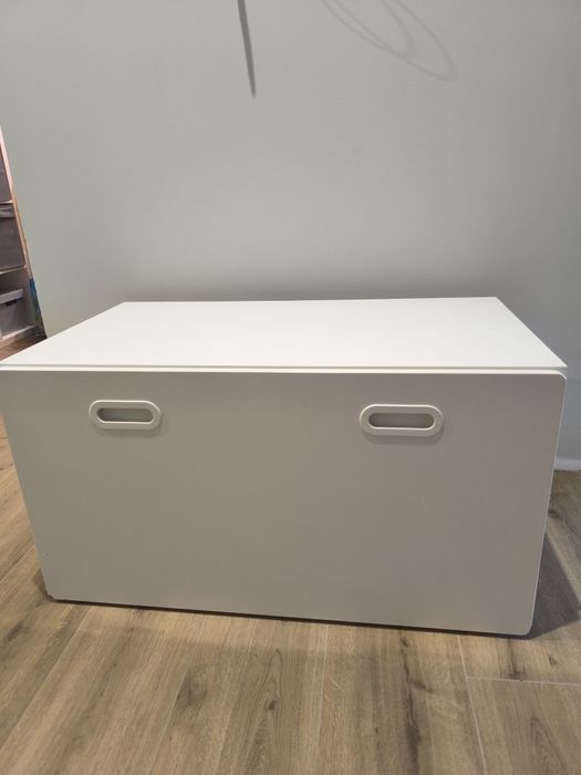 Smastad ławka skrzynia ikea, biała