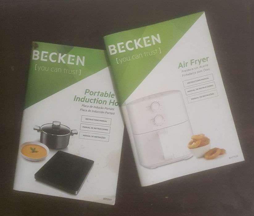 Conjunto BECKEN (Placa de Indução + Fritadeira)