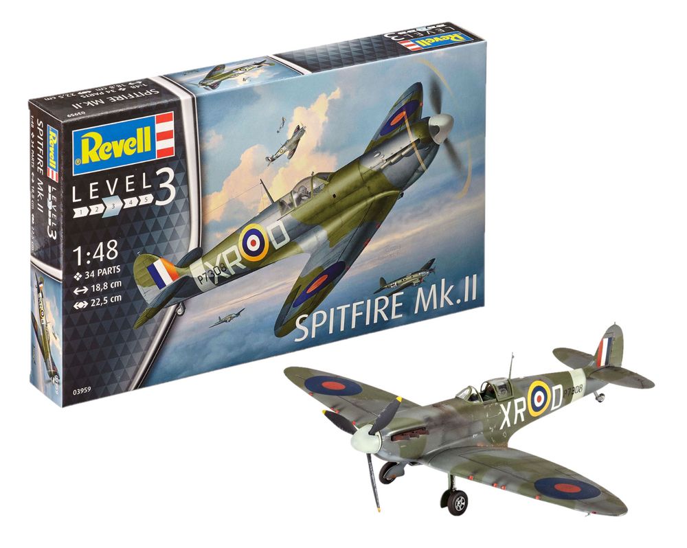 Model do sklejania SAMOLOT Revell 03959 SUPERMARINE SPITFIRE MK.II