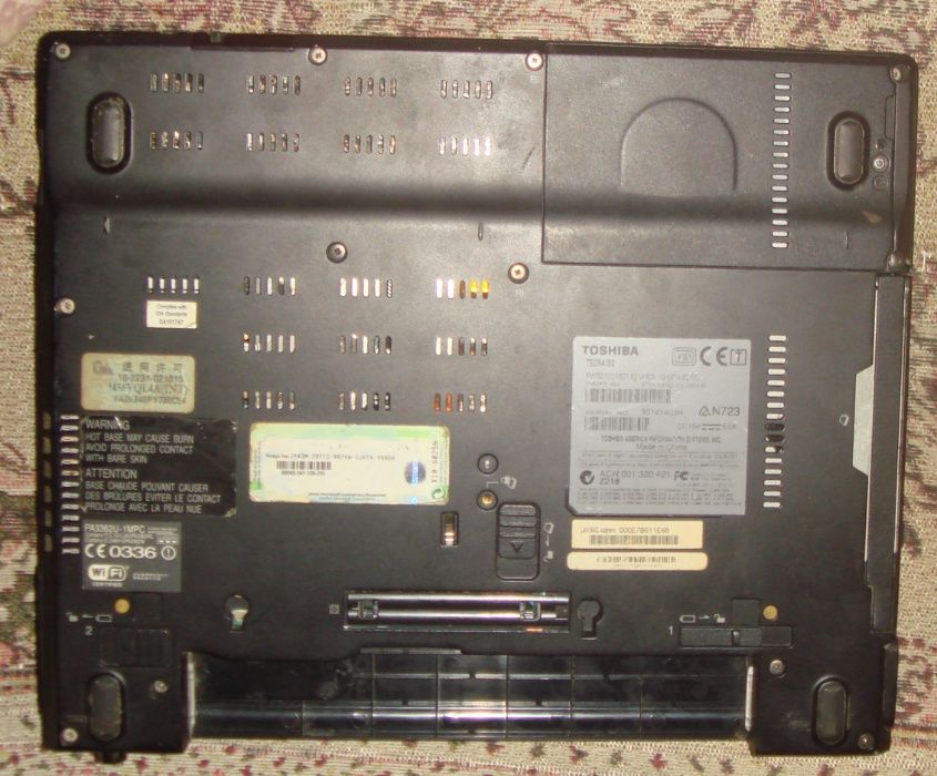 Продам ноутбук Toshiba Tecra M3 под восстановление или в разборку