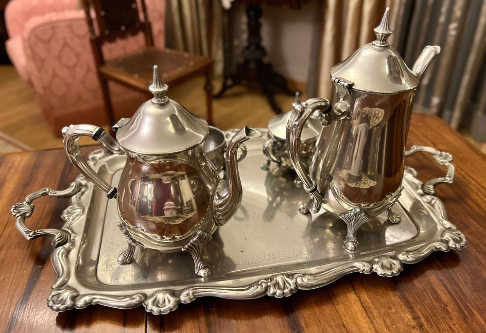 Conjunto em Casquilha 5 peças - Serviço de Chá