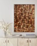 Quadro Pintura abstrato “Brown paradise” - 60x80 cm