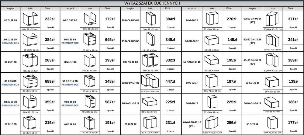 Nowość Meble kuchenne SOLEA 390 cm  Kaszmir/dąb artisan.SZYBKA WYSYŁKA