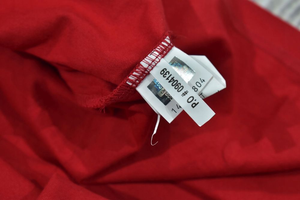 Ferrari Czerwona Logowana Koszulka Męska Vtg / Xl