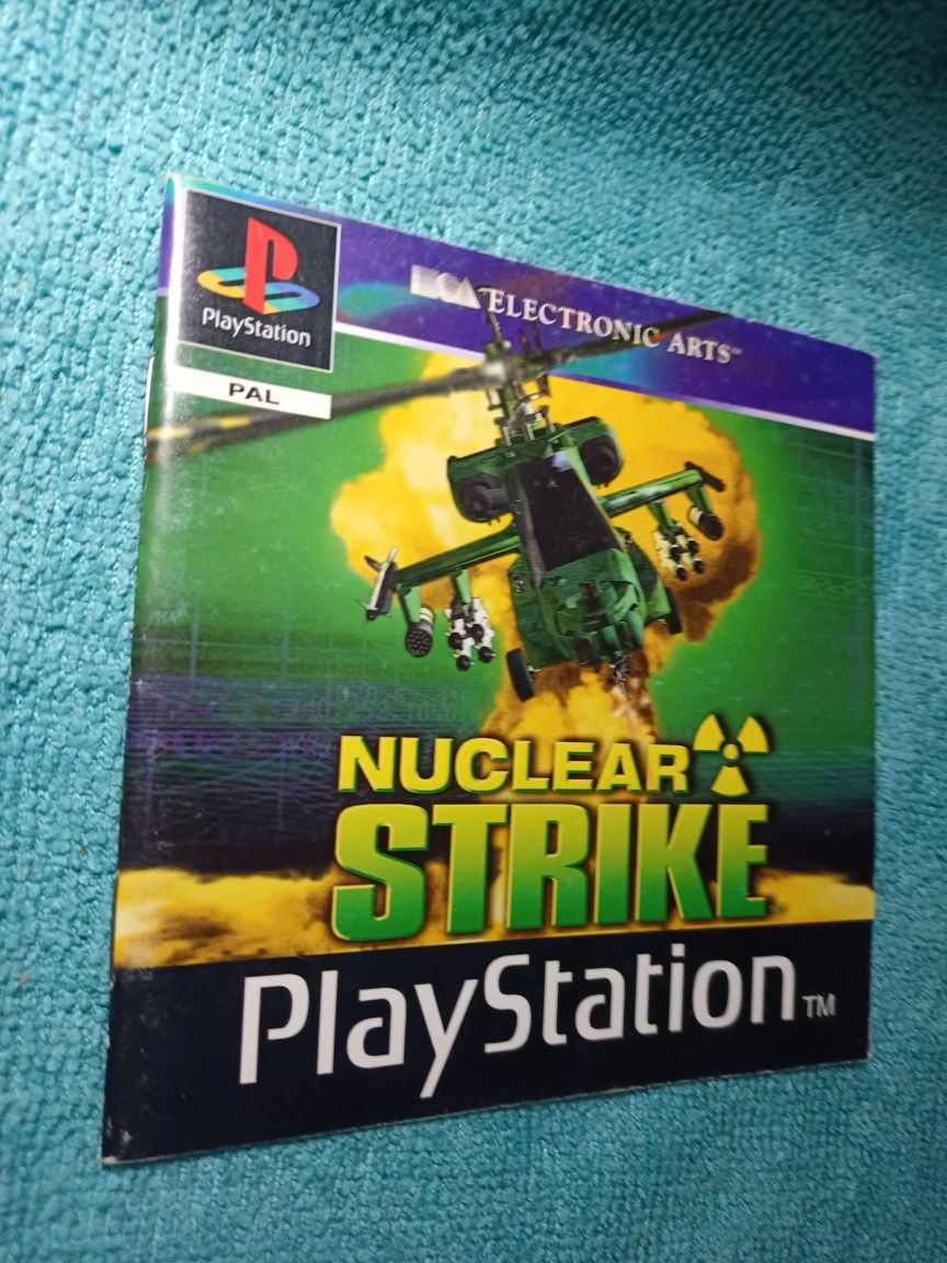 Ps1 Nuclear Strike psx ps1 Książeczka Manual Angielski