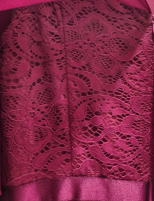 Wieczorowo - weselna , długa suknia roz. L