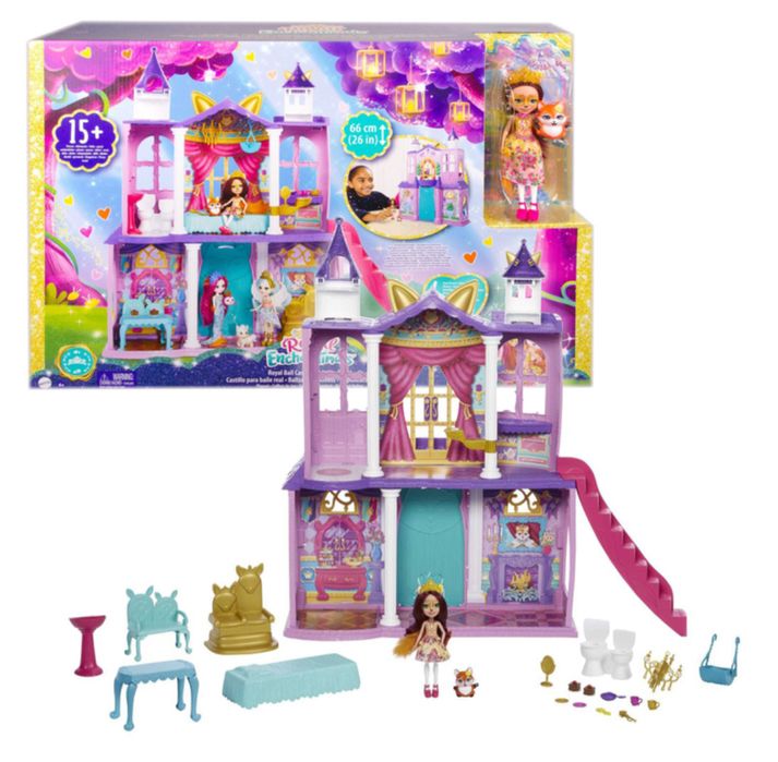 Mega okazja! Domek enchantimals, krolewski palac felicity fox!