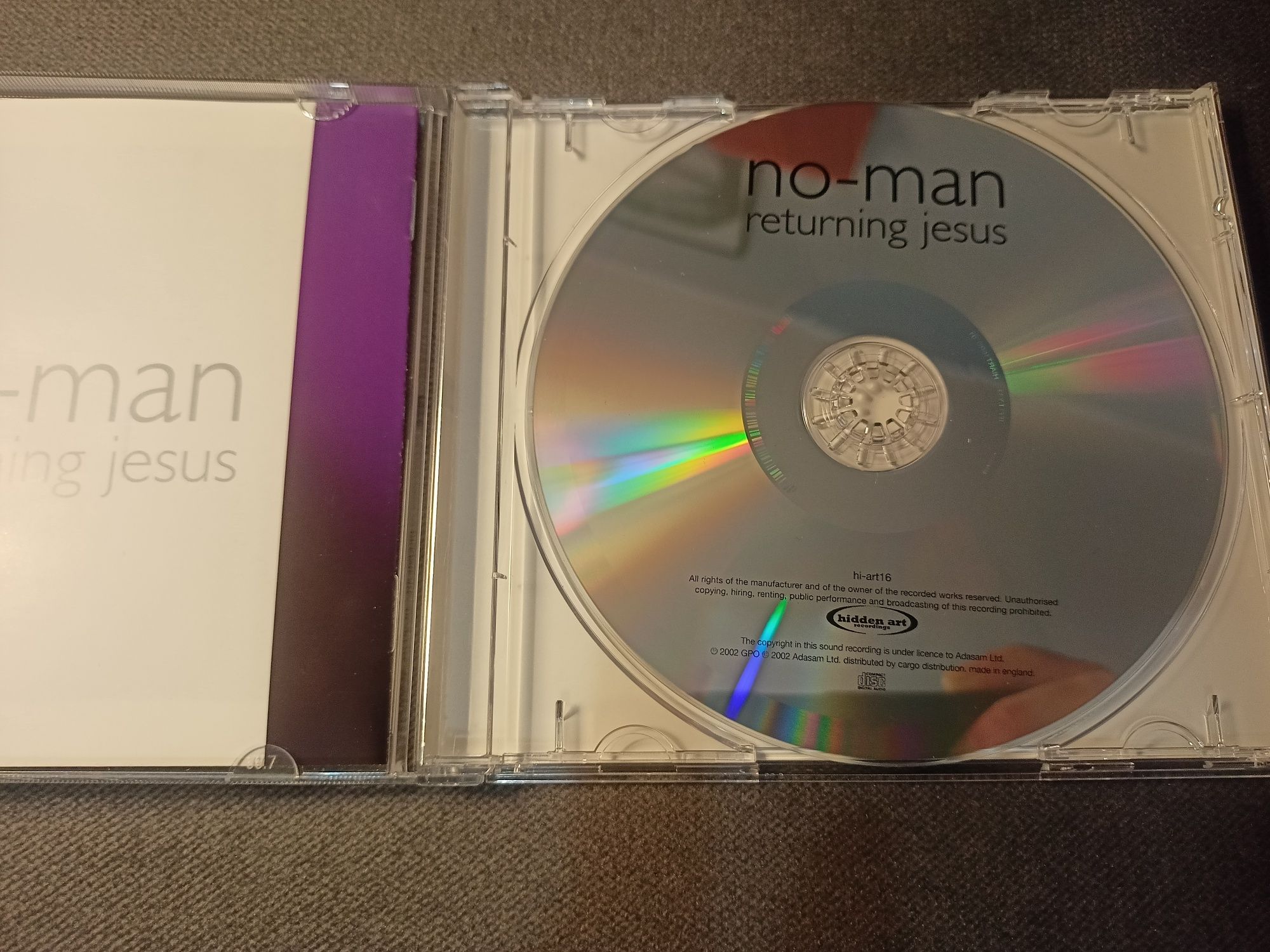 No - Man / Returning Jesus CD/wyd. Hidden art. Jewel Case