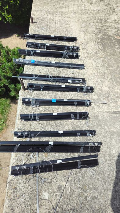 Żaluzje aluminiowe czarne