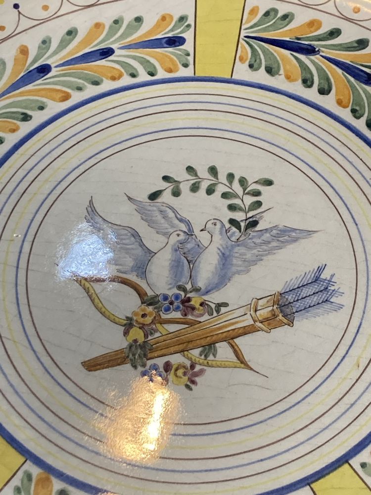 Pratão Carvalhinho pintado á mão