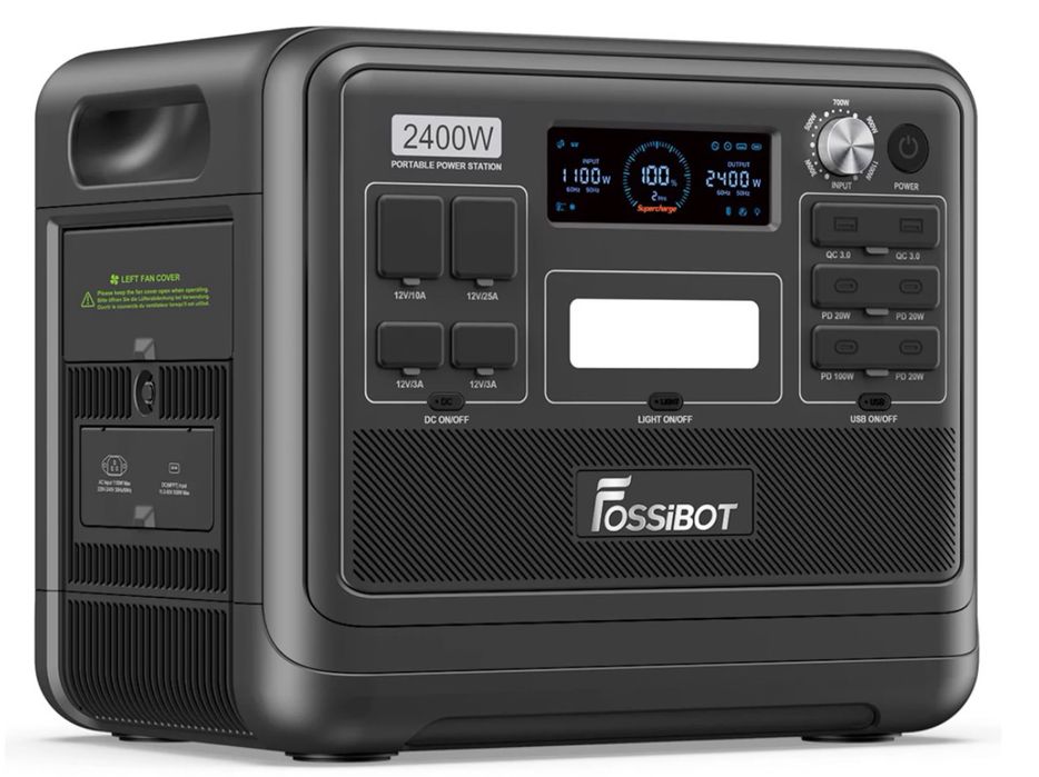 Зарядна станція Fossibot F2400, 2400 Вт, 2048 Вт*год