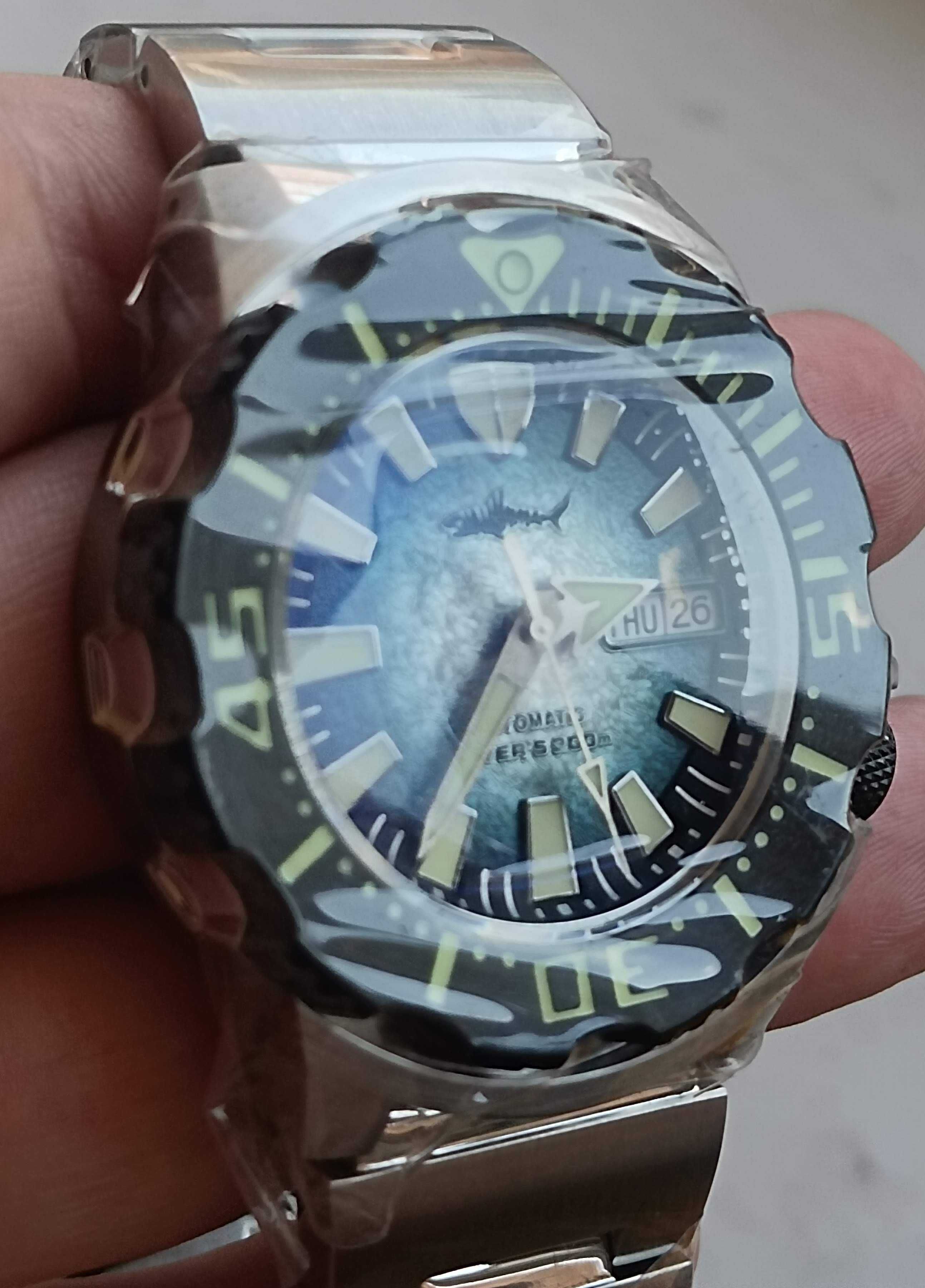 Годинник дайвер автопідзавод сапфір Heimdallr Monster NH36 Seiko хомаж