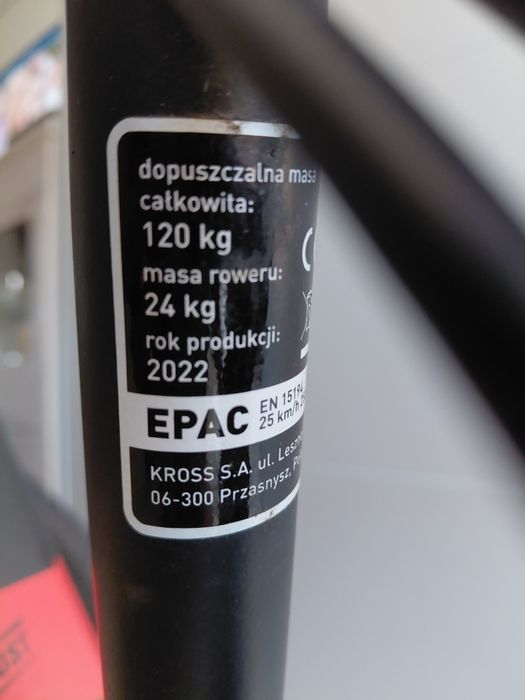 Ebike Hexagon Boost 1.0 522 WH