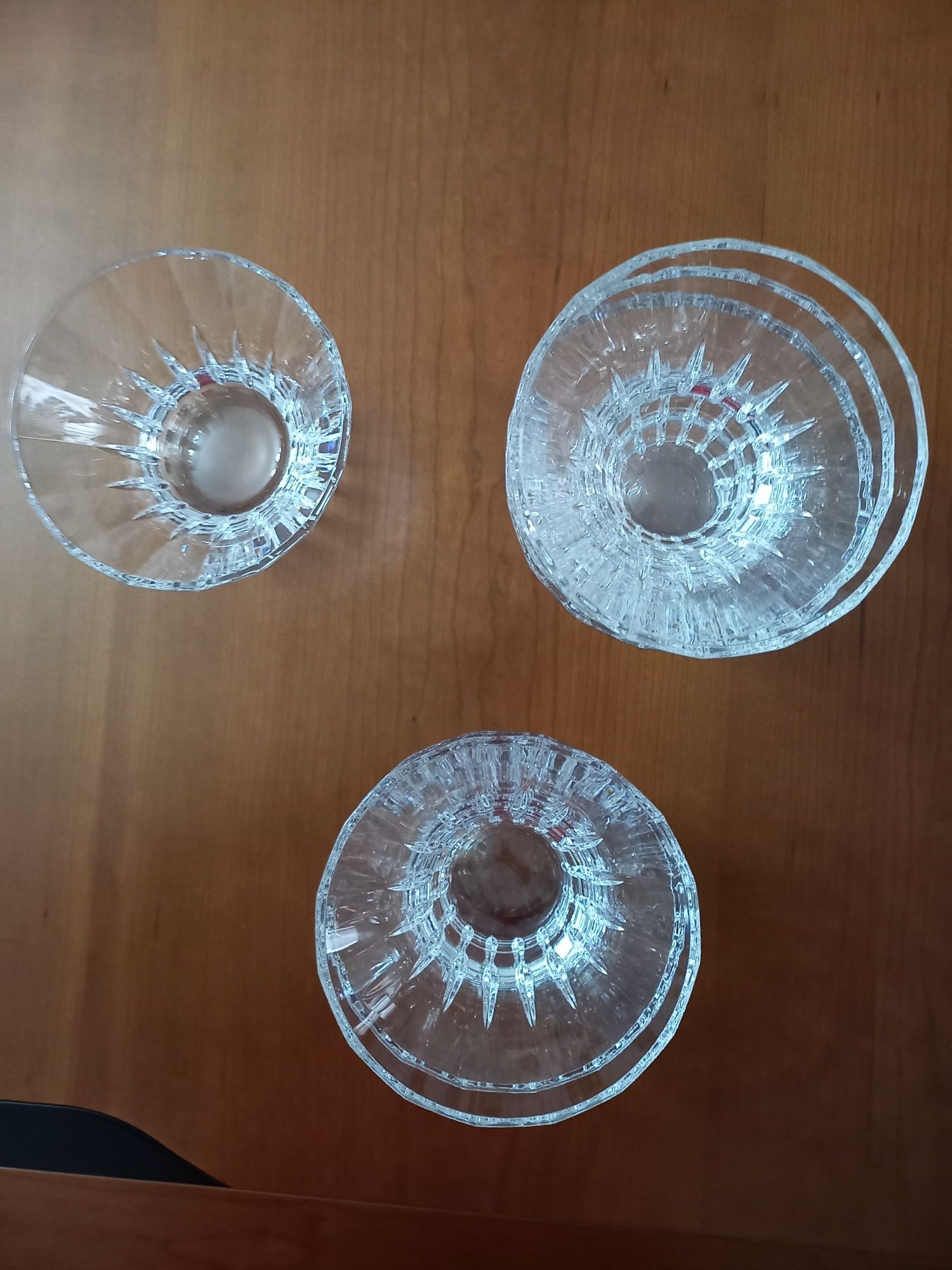 6 Taças de sobremesa em cristal