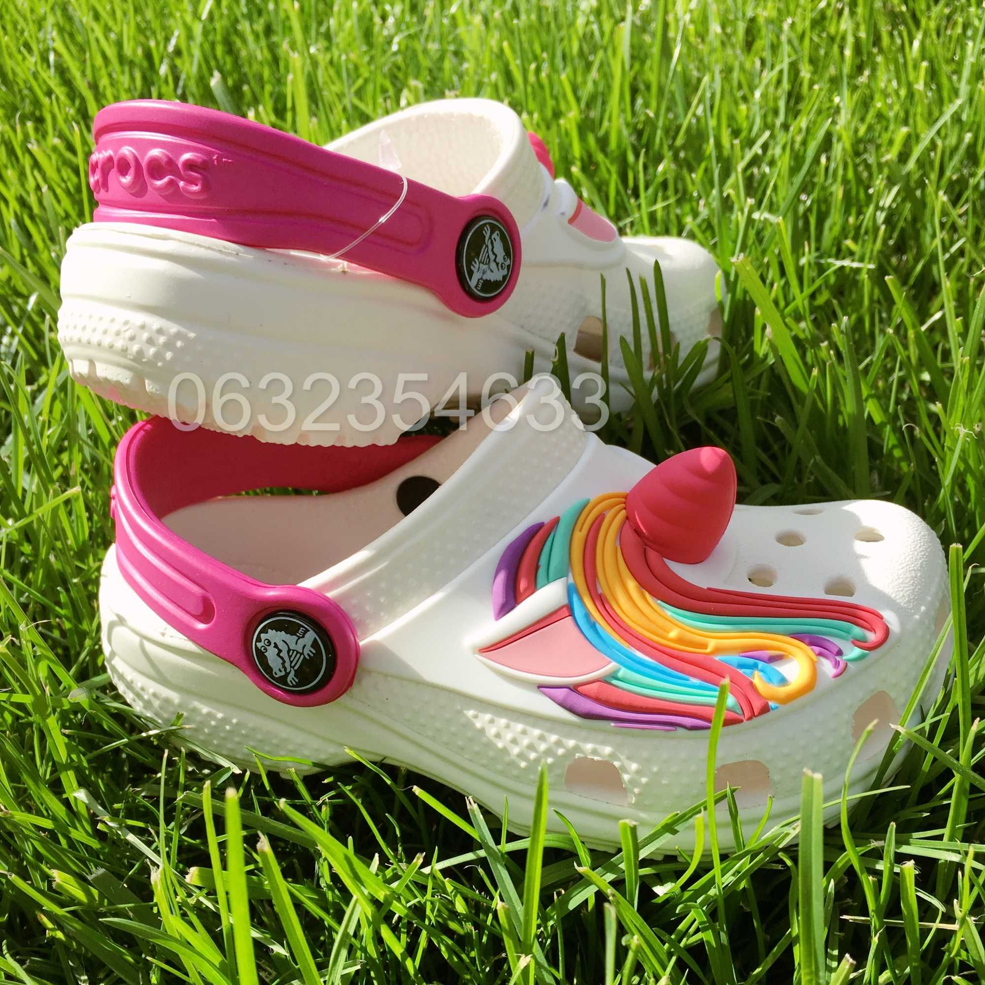 Крокси дитячі на дівчинку та хлопчика, Акули Crocs kids I AM