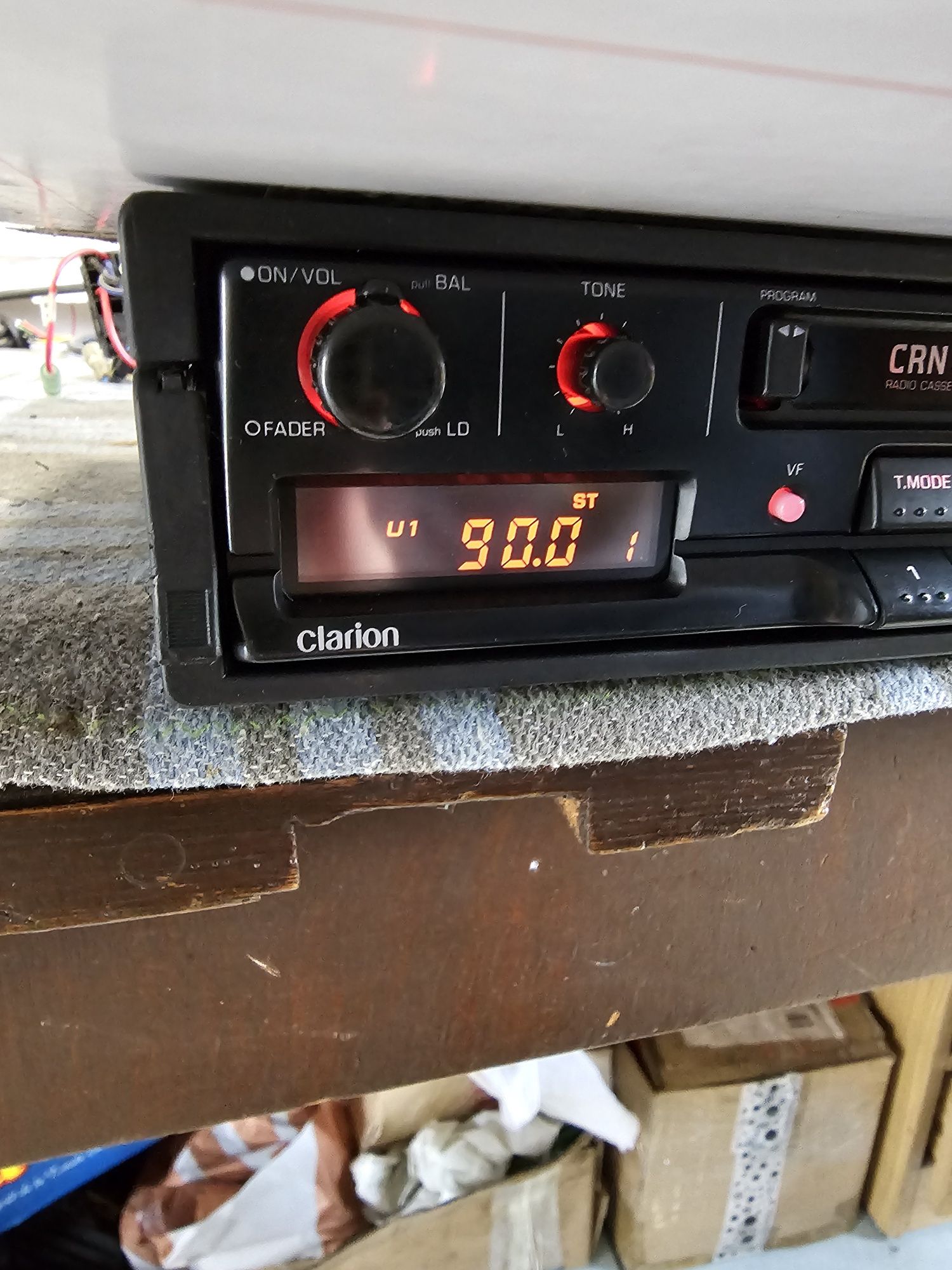 Radio Samochodowe Clarion crn41 kieszeń szuflada,kaseta