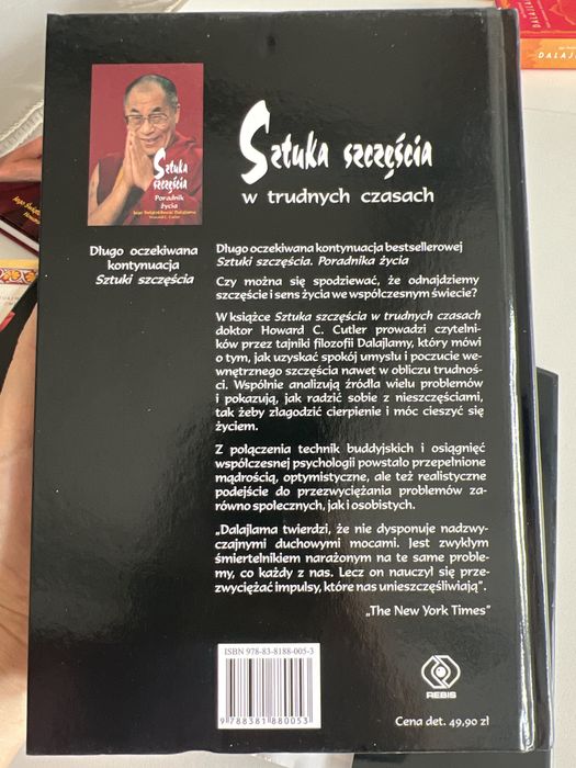 Ksiażka- Sztuka szczęścia w trudnych czasach – Dalajlama