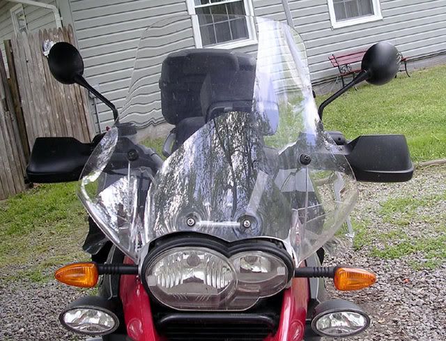 AF330 BMW R 1200 GS (04>12) GIVI szyba reg. AIRFLOW R1200GS , 330DT