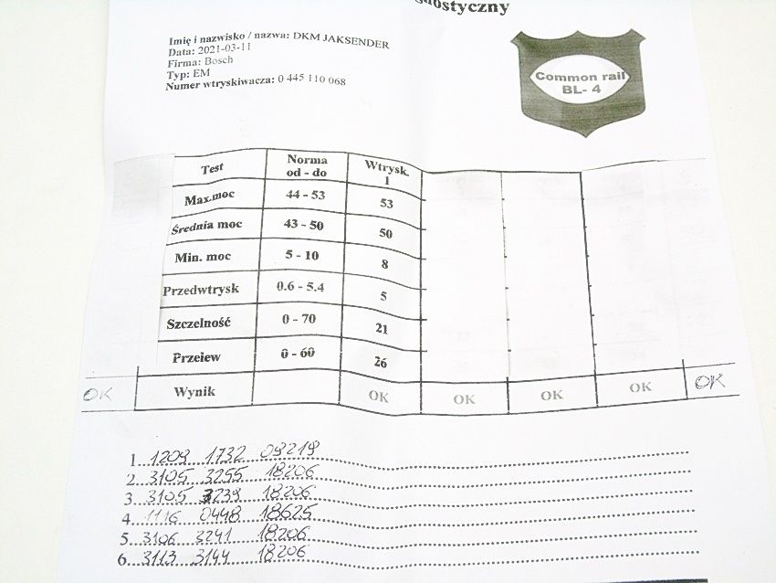 Wtryskiwacz 1.9 2.4 Jtd 147 156 Stilo Lybra Doblo