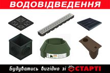 Поверхневе водовідведення точкове та лінійне, водовідвід