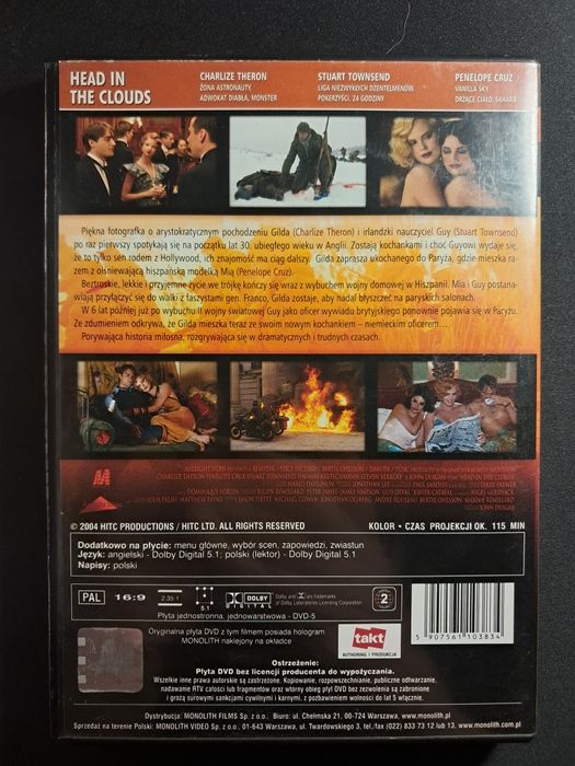 Głowa w chmurach | Theron | Cruz | DVD