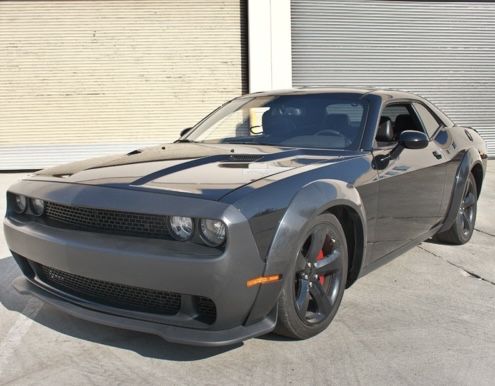 Бампер передний Dodge Challenger SRT Hellcat demon red eye