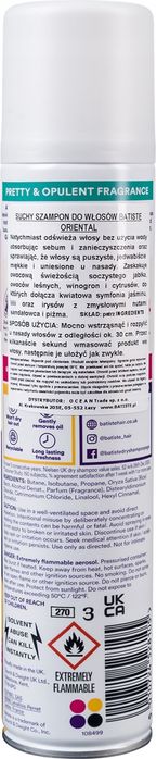 Batiste Oriental Suchy Szampon Do Włosów Orientalny 200 Ml