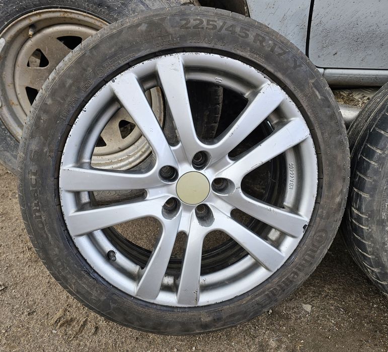 Koła felgi aluminiowe 5x112 et35 7.5j opony 225/45R17 lato
