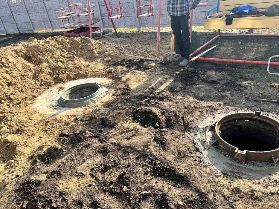 Септик монтаж під ключ | Вигребні ями | Кільця бетонні | Траншеї