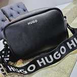 Torebka listonoszka damska Hugo Crossbody skóra ekologiczna czarna