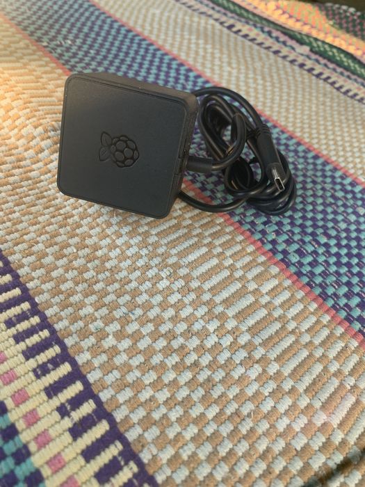 Блок живлення USB-C 5.1V/ Raspberry Pi оригінальний - чорний