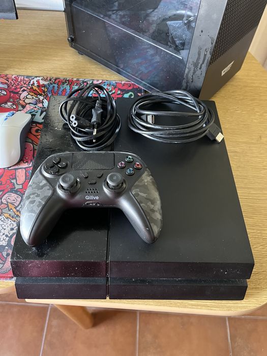 PS4 FAT (500gb) + JOGO UFC4