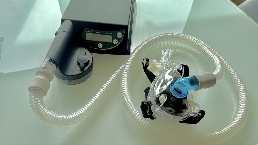 Сіпап апарат Weinmann SOMNOcomfort зі зволожувачем та новою маскою
