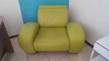 Fotele skórzane marki Etap Sofa 2 sztuki