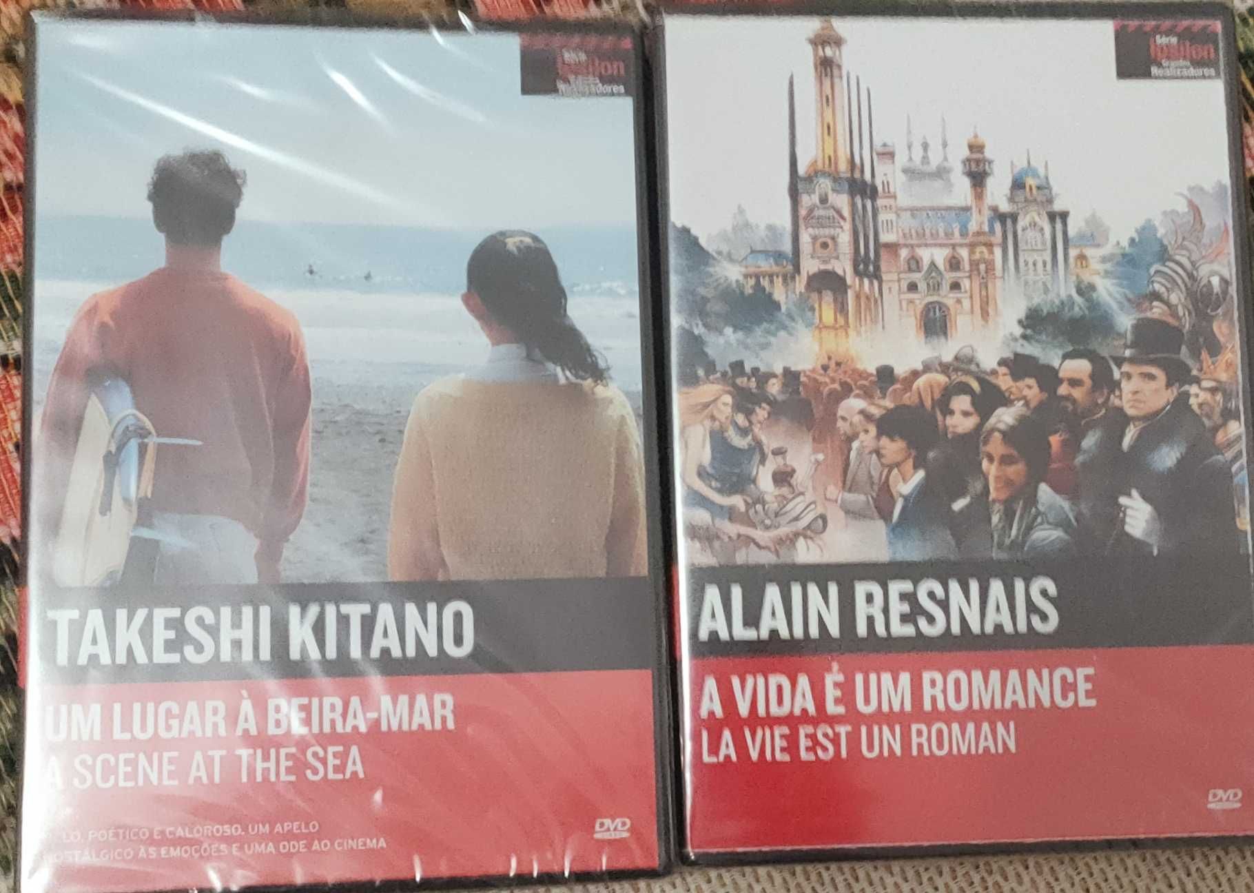 Dvds ainda fechados Takeshi Kitano e Alain Resnais