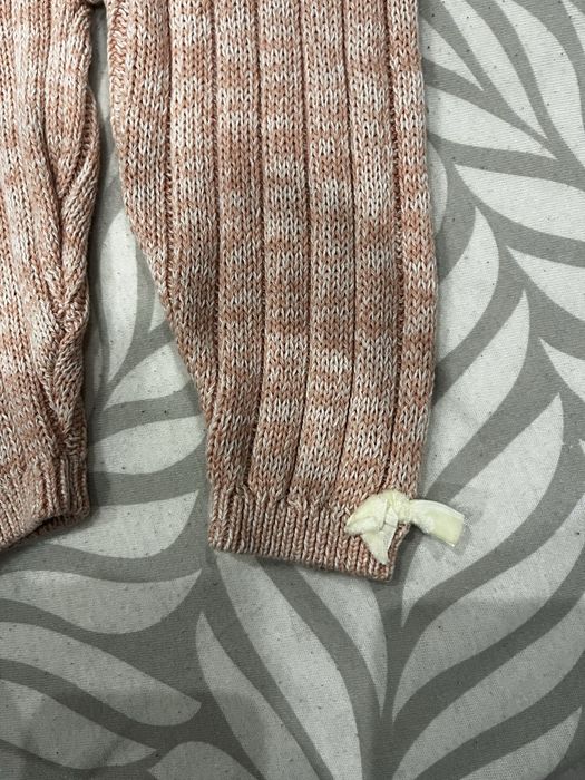 Komplecik pleciony z z czapeczką hicole hiller  6/9 miesiecy